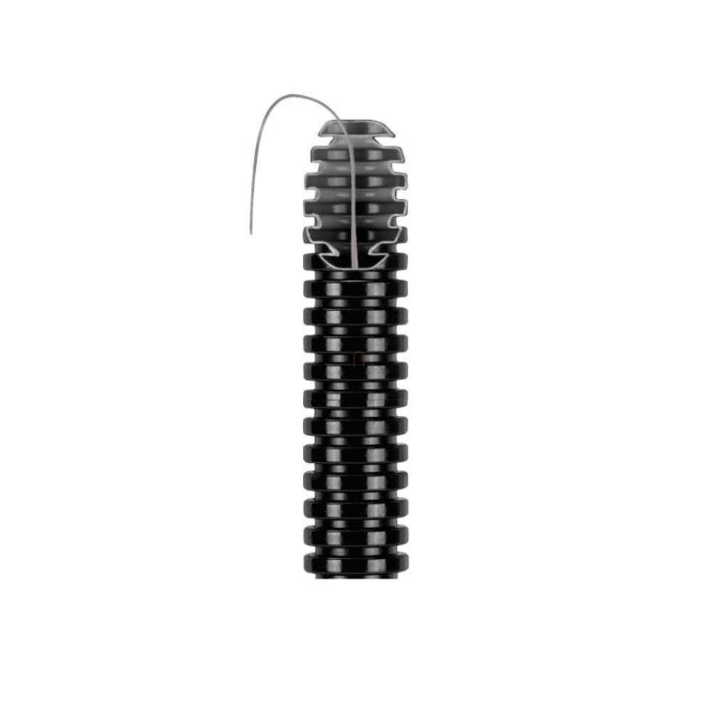 Gégecső lépésálló, kábelbehúzós 25/75 fekete 750N FK15 DX15125R Gewiss