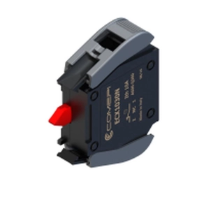 COMEPI kontakt blokk ECX4 sorozathoz NC, piros ECX1030N