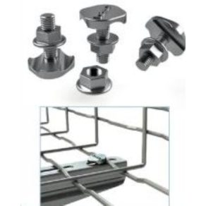   Basor CT BF rácsos kábeltálca  rögzítő INOX 2/4923 Csavar+anya