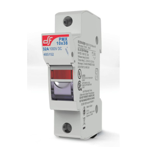   DF Electric PV PMX-10 1P 10x38mm hengeres biztosító aljzat 485150