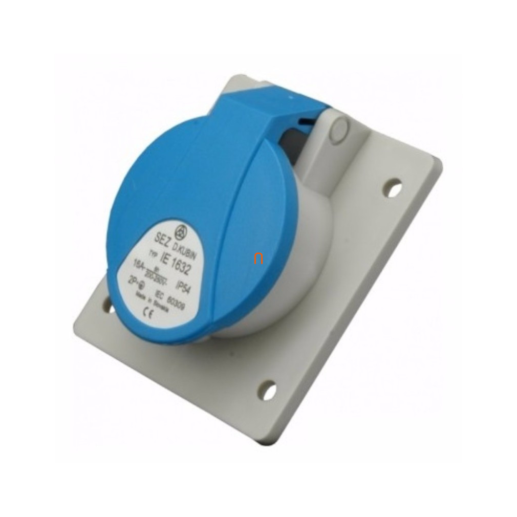 Ipari csatlakozó DAFB-162 3P 16A IP54 beépíthető dugalj IE 1632 (102956) SEZ
