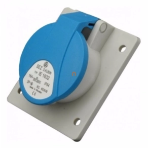   Ipari csatlakozó DAFB-162 3P 16A IP54 beépíthető dugalj IE 1632 (102956) SEZ