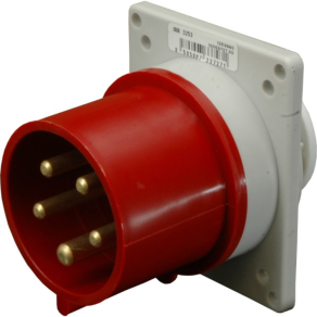   Ipari csatlakozó DFB-164 5P 16A IP44 beépíthető dugvilla SEZ IRR 1653