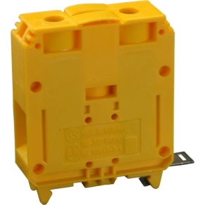   Sorkapocs sínre pattintható sárga (tömör: 2,5-120mm2 -ig sodrott: 6-95mm2-ig) RS 120/3 (300038) SEZ