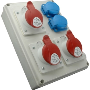   Ipari kombináció 2*230V + 3*16A-4p ROS 1602 /S (200093) SEZ