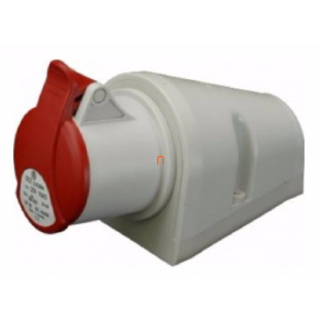   Ipari csatlakozó DAFR-163 4P 16A IP44 rögzíthető dugalj, membrános IZN 1643 (101363) SEZ