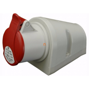   Ipari csatlakozó DAFR-164 5P 16A IP44 rögzíthető dugalj, membrános IZN 1653 (101364) SEZ