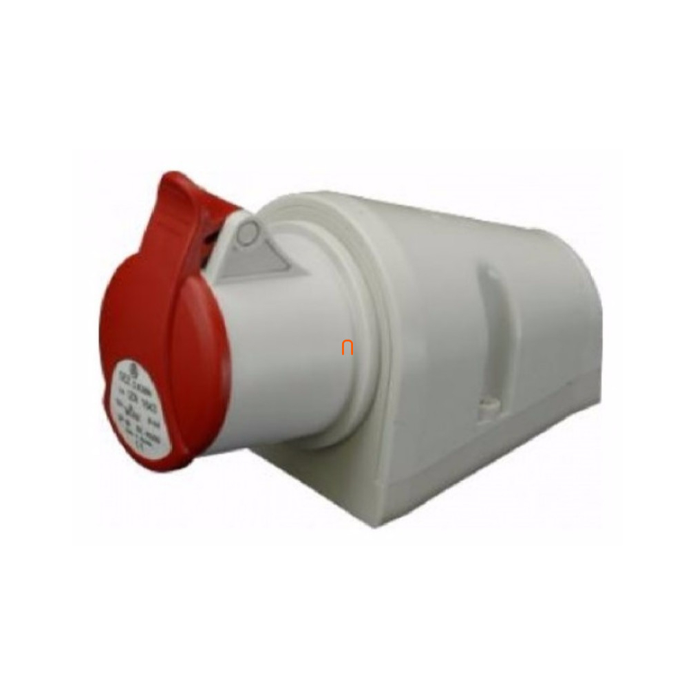 Ipari csatlakozó DAFR-323 4P 32A IP44 rögzíthető dugalj, membrános IZN 3243 (101366) SEZ