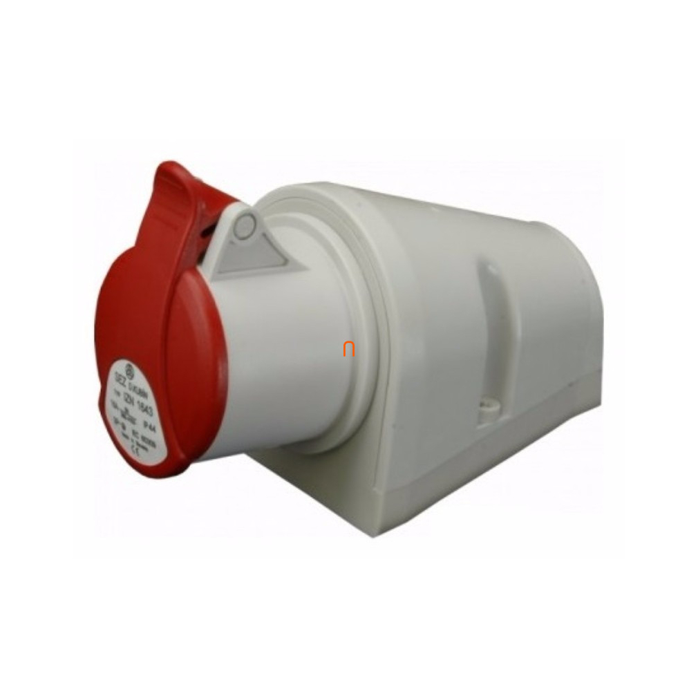 Ipari csatlakozó DAFR-324 5P 32A IP44 rögzíthető dugalj, membrános IZN 3253 (101367) SEZ