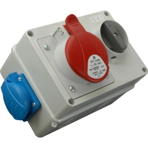   Kombinált ipari dugalj 32A 5P + HTdugalj VZS 325/S (200363) SEZ