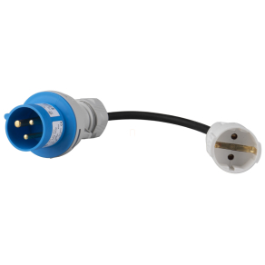   Ipari csatlakozó adapter 3P ipari/3P háztartási IP44 SA-1S (104867) SEZ