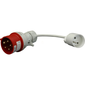   Ipari csatlakozó adapter 5P ipari/3P háztartási IP44 SA-2S (104935) SEZ