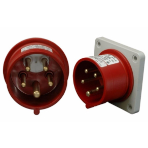   Ipari csatlakozó Fázisfordító DFB-164 5P 16A dugvilla beépíthető IRRNO 1653 (104264) SEZ