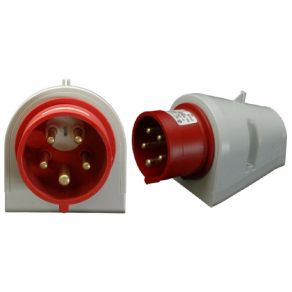   Ipari csatlakozó Fázisfordító DFR-324 5P 32A dugvilla rögzíthető IPNO 3253 (102627) SEZ