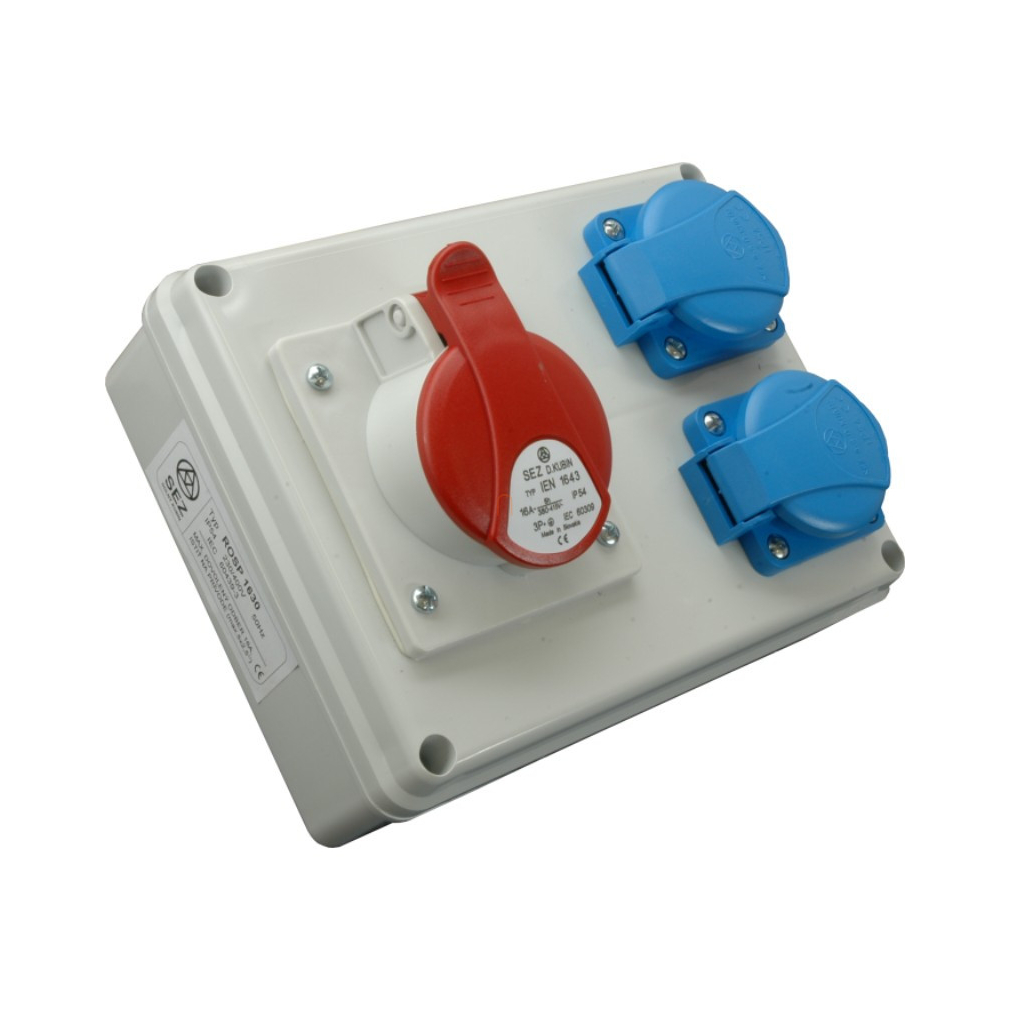 Ipari kombináció 2*230V+1*16A-5p ROSP 1631 /S (200269) SEZ