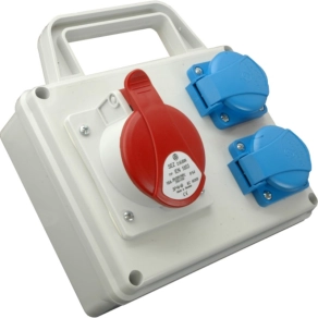   Ipari kombináció 2*230V+1*16A-5p ROSP 1631 D/S (200319) SEZ