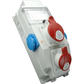   Ipari kombináció ROS-5/x-15 A/S SEZ.1db 32A 5P,1db 16A 5P,2db VZ 16S.