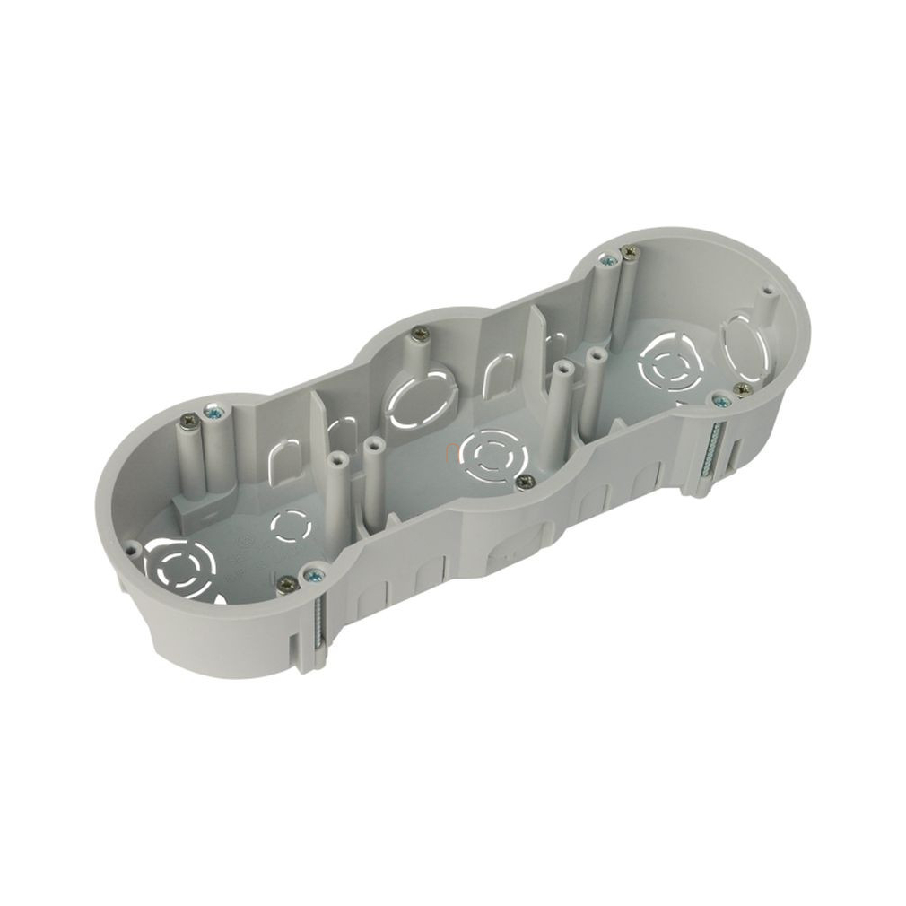 Gipszkarton doboz 3-as, 45mm mély, szürke KUP 68 LP/3 SK (400213) SEZ