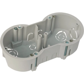   Gipszkarton doboz 2-es, 45mm mély, szürke KUP 68 LP/2 SK (400212) SEZ