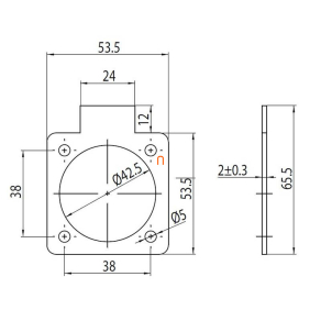   Gumi tömítés háztartási dugalj VZ16S-hoz ND 143-0245 (105770) SEZ