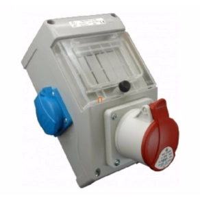   Ipari kombináció: 1 db Dafb 32A 5P, 2 db VZ16 ROS 4/x-10 /S (200823) SEZ