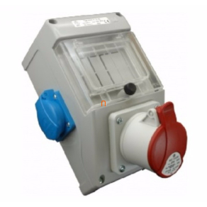   Ipari kombináció: 1 db Dafb 16A 5P, 2 db VZ16 ROS 4/x-12 /S (200821) SEZ