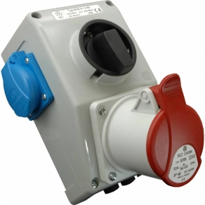   Ipari kombináció: 1 db Dafb 32A 5P, 2 db VZ16 ROS 4/V-10 /S (200863) SEZ