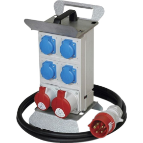   Ipari elosztó tábla kábellel: 400V 32A - 1x, 400V 16A - 1x, 250V 16A - 4x, IVN 3253 kábellel ROS 12 SD/FI-21/P/S (204041) SEZ