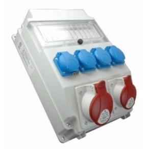   Ipari kombináció SEZ ROS-11/x-21 A/S SEZ : 4db HT dugalj + 1db 16A 5P + 32A 5P