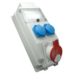   Ipari kombináció ROS-5/x-10 A/S 1db 32A 5P, 2db 2P+F HT(Schucko) SEZ