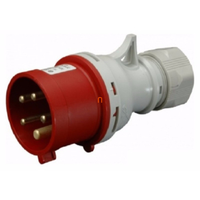   Ipari csatlakozó DFH-164 5P 16A IP44 lengő dugvilla IVN 1653 (100014) SEZ