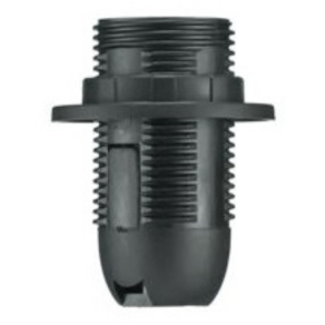   E14 csillár foglalat fekete, műanyag (F 14-303 M) Pawbol  D.3027
