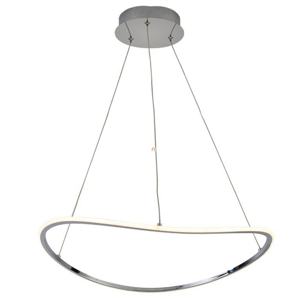 Függesztett LED lámpa 32 W, melegfehér, króm-fehér színű - Sonno Luxera 18203