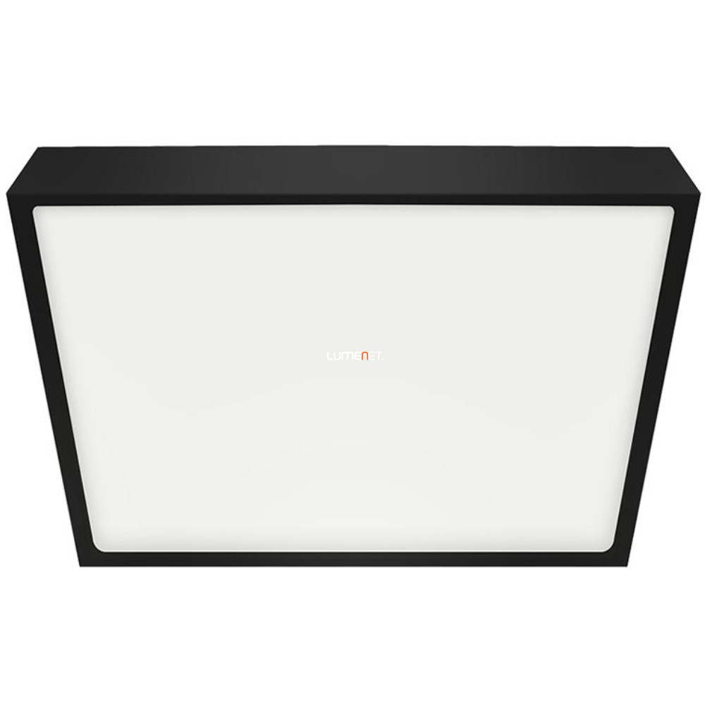 Szögletes mennyezeti LED lámpa 18 W LED modul, hidegfehér, matt fekete (Lenys)