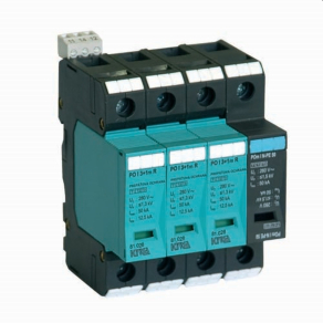   PO I 3+1m R 280V túlfeszültség levezető távjelzős 12,5kA T1+T2 (B+C) 81.028 KIWA