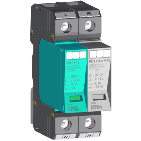  PO I eco 1+1 280V túlfeszültség levezető 7kA T1+T2 (B+C) 81.204 KIWA