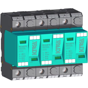   PO I 3 LCF 75  túlfeszültség levezető szikraköz+varisztor 25kA T1+T2 (B+C) 81.312 KIWA