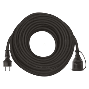   Hosszabbító 30 m / 1 aljzat / fekete / gumi-neoprén / 250 V / 1,5 mm2
