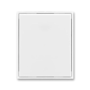   ABB 2CHE580651A4003 fedlap, 1P, váltó, kereszt, nyomókapcsoló 3297-A115 időzítő, fehér / fehér