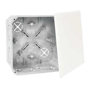   Elosztódoboz - KO  133x133x73mm fedéllel, szürke PVC, KO 125 KA Kopos