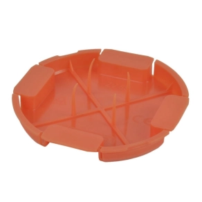   Szerelvénydoboz vakolófedél 70,5mm narancssárga halogénmentes, ZV 68 AB Kopos