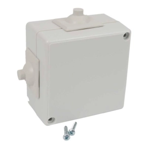 Kötődoboz 72x72x42 sötétszürke IP40, 8106 LA Kopos