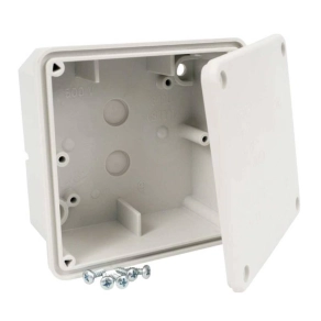   Kötődoboz 116x116x50mm szigetelt, sötétszürke IP54, 8112 LA Kopos