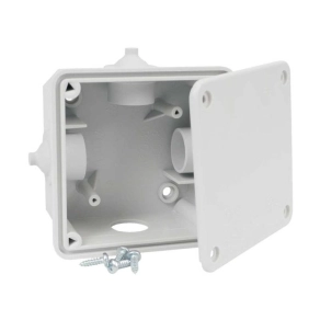  Elosztódoboz szigetelt 93x93x47mm, fedéllel, sötétszürke, 8101 LA Kopos
