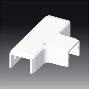 T-idom LV 18x13 vezetékcsatornához fehér, 8734 HB Kopos