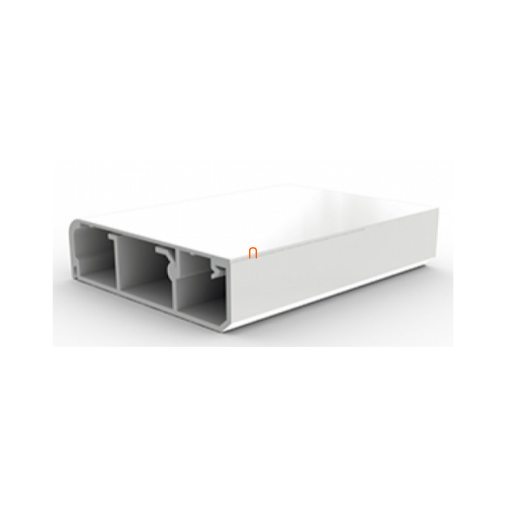 Padlószegély csatorna LP 80x25 (2m) fehér, LP 80X25 HD Kopos (16 fm/köteg)