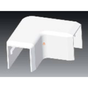   Sík idom LHD 20x20 vezetékcsatornához fehér, 8623 HB Kopos