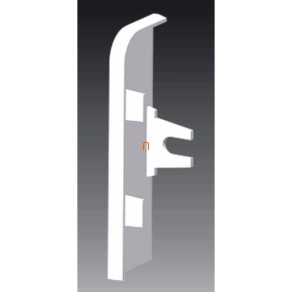   Végzáró LP 80x25 vezetékcsatornához fehér jobbos, 8821 P HB Kopos