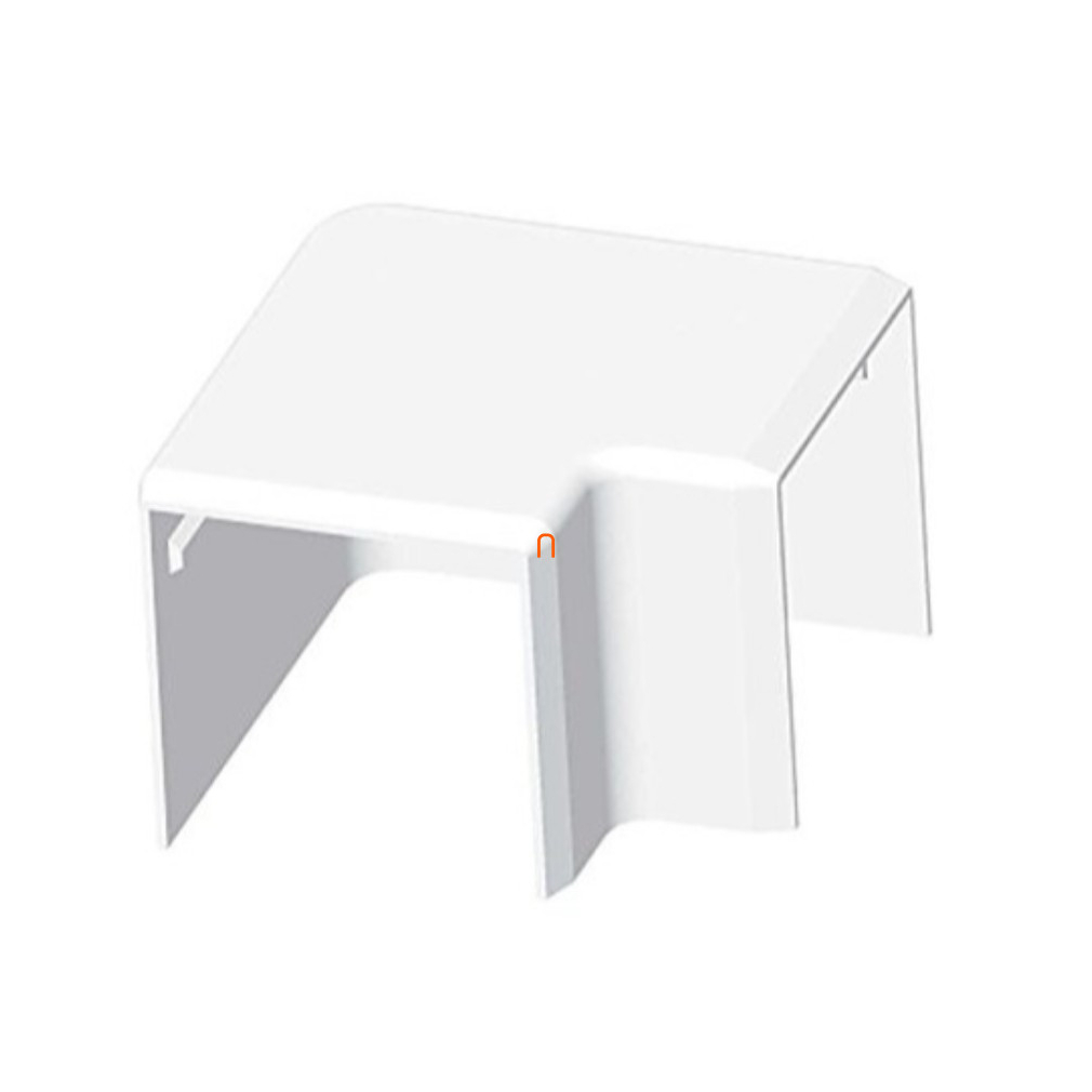 Sík idom LHD 40x40 vezetékcsatornához fehér, 8643 HB Kopos