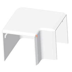   Sík idom LHD 40x40 vezetékcsatornához fehér, 8643 HB Kopos